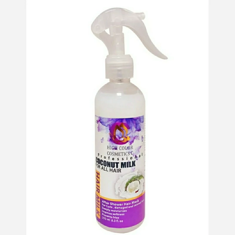 شیر مو ترمیم کننده و صاف کننده های کالر High Color حاوی ویتامین و شیر نارگیل - فروشگاه اینترنتی کیم آل
